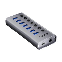 Usb-A 3.0 5 Gbps Hub Med 7-I-1 Switch Unitek H1314a01-Eu