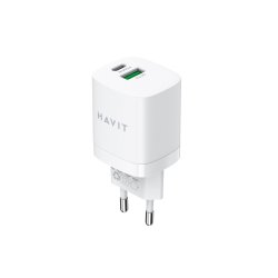 Havit Uc30 Eu - Gan To-Ports Rejseoplader 33 W, Hvid