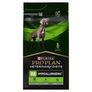 PURINA Pro Plan Veterinary Diets Canine HA Hypoallergenic- trfoder til hunde - 3 kg