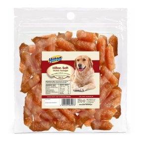 HILTON Soft chicken sausages - godbid til hund - 500g