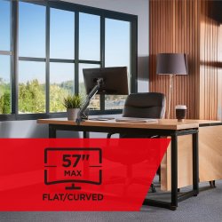 Maclean Mc-968 Dobbeltarms Skrmbeslag 17-57" 27 Kg Kraftig Robust Vesa 200X200