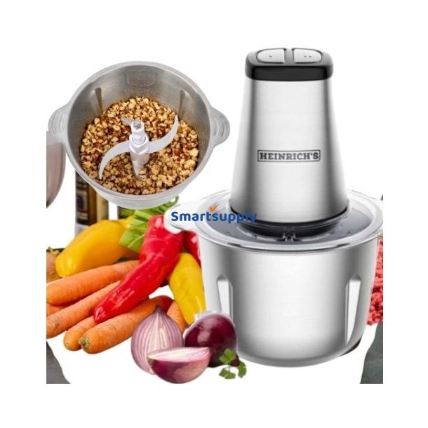 Elektrisk hakker til frugt, grntsager og is i stl 500 W