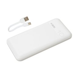 Ibox Ipb10 Powerbank Lithium-Ion (Li-Ion) 10000 mAh Hvid