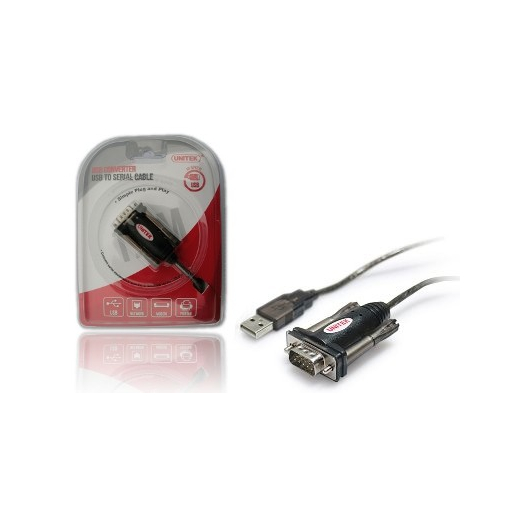 Adapter USB- 1xRS-232 + Adapter DB9F/DB25M Y-105A