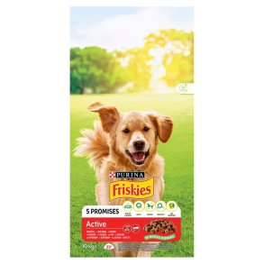 PURINA Friskies Active - trfoder til hunde - 10 kg