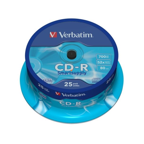 CD-R 52x 700MB 25P CB DL Ex Prot 43432