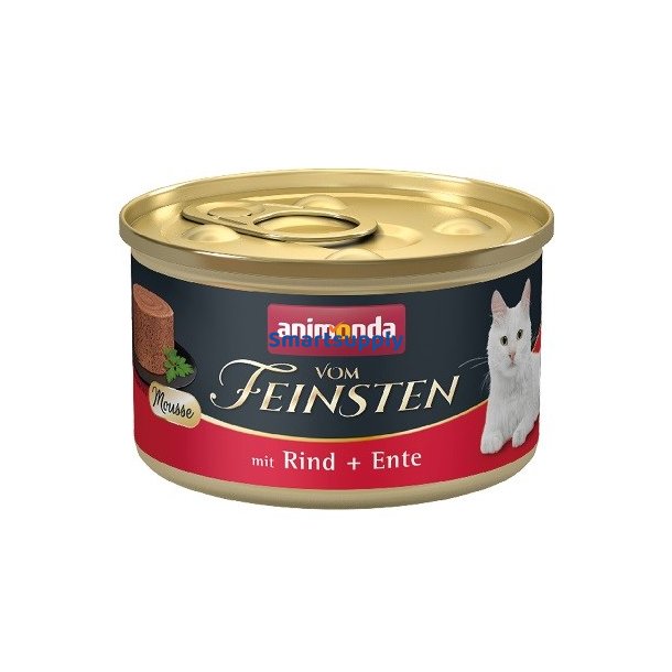 Animonda Vom Feinsten Mousse Oksekd Og And - Vdfoder Til Katte - 85G