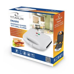 Titanum Tkt004w Sandwichmaskine 700 W Hvid