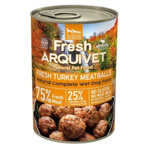 ARQUIVET Fresh Turkey Meatballs - vdt hundefoder - 400g