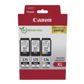 Canon PG-575 / CL-576 XL 2 Sorte + 1 Farve multipack