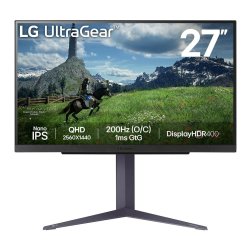 Lg 27Gs85q-B Computerskrm 68,6 cm (27") 2560 X 1440 Pixels Quad HD Black