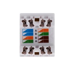 Alantec MKN-U5-1 kabelsamler RJ45 Hvid