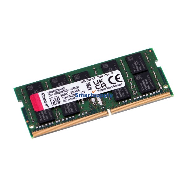 Kingston SODIMM ECC 16GB DDR4 2Rx8 Hynix D 2666MHzPC4-21300 KSM26SED8/16HD