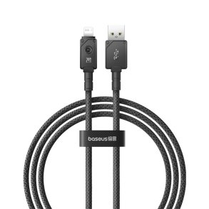 Baseus Unbreakable USB A til iP-kabel 1 m 5V-2,4A Sort