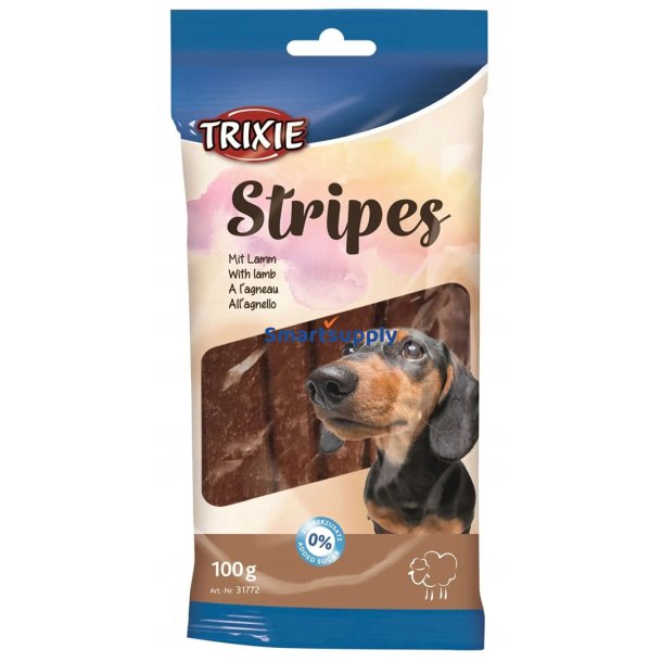 Trixie Striber Med Lam - Hundegodbid - 100G