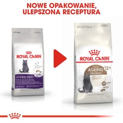 Royal Canin Senior Aging Steriliseret 12+ Trfoder Til Kat Majs, Fjerkr, Grntsag 2 Kg