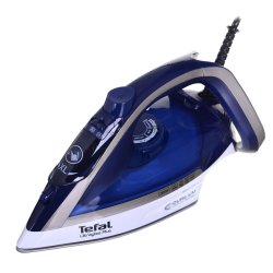 Tefal Ultimate Pure Fv6812e0 Strygejern Dampstrygejern 2800 W Bl, Slv