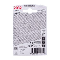 Energizer CR2032 4 stk 3V Eco specialbatteri