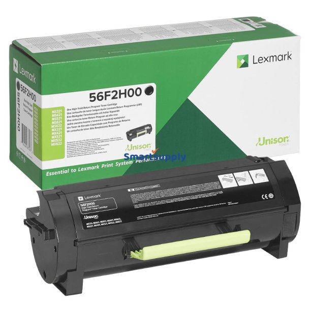 Lexmark 56F2H00 / 56F2H0E toner 15.000 sider original
