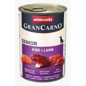 ANIMONDA GranCarno Senior Beef with lamb - vdt hundefoder - 400g