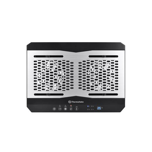 Notebook k�ler - Massive TM (10~17" , 2x120mm ventilator) aluminium