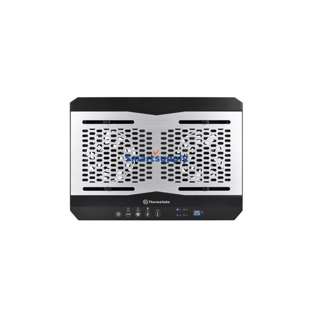 Notebook k�ler - Massive TM (10~17" , 2x120mm ventilator) aluminium