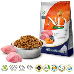 Farmina Pet Food 8010276033246 trfoder til hund 2,5 kg Hundehvalp Blbr, Lam