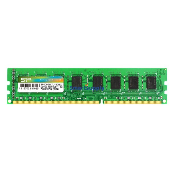Silicon Power Sp008glltu160n02 Hukommelsesmodul 8Gb 1 X 8Gb Ddr3l 1600 Mhz