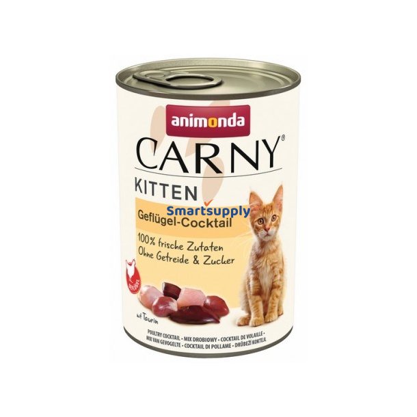 Animonda Cat Carny Kitten Cocktail Med Fjerkr - Vdfoder Til Katte- 400G