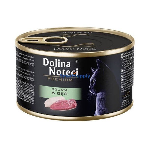 DOLINA NOTECI Premium Rich in goose - vd kattefoder - 185g