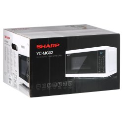 Sharp Yc-Mg02e-W Mikroovn Bordplade 20 L 800 W Bl, Hvid