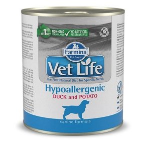 FARMINA Vet Life Diet DOG Hypoallergenic Duck & Potato - vdt hundefoder - 300 g