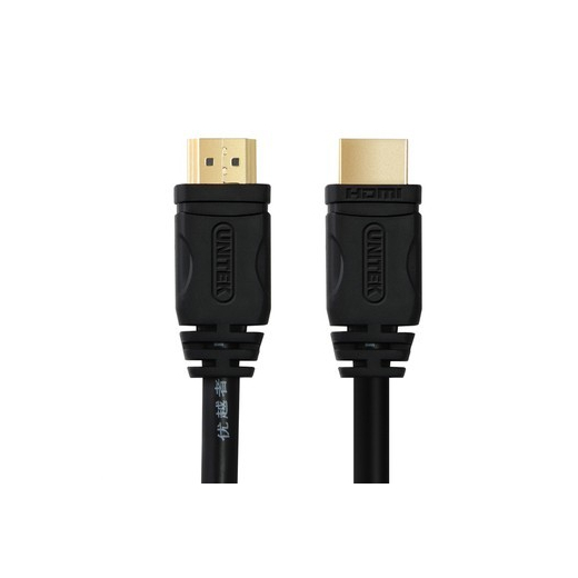 HDMI KABEL M/M 1,0m v1.4 ; GULD; BASIC