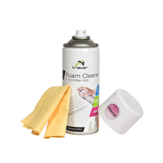 Skumrenser 400ml+Microfiber klud