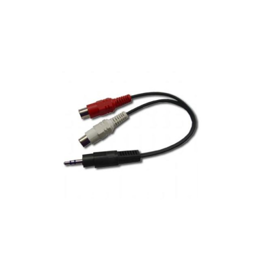 Kabel Minijack->2xCinch (F) 20cm