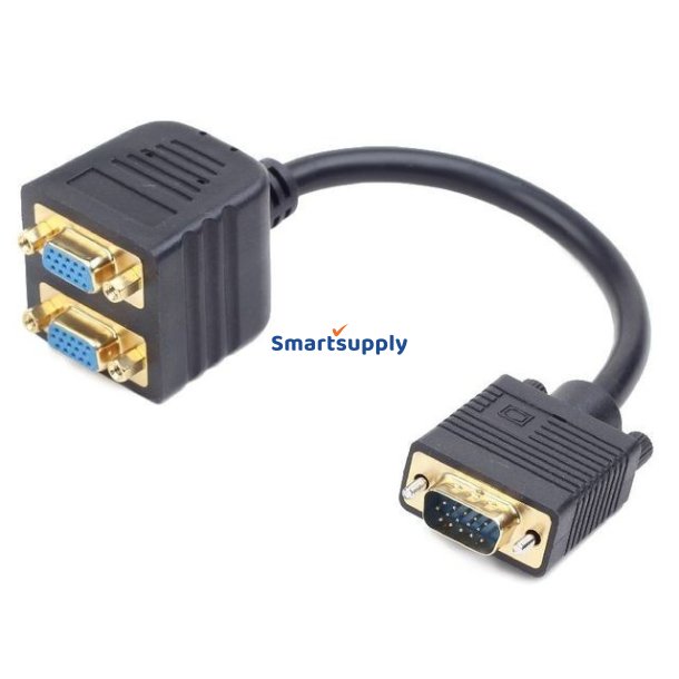 Adapter VGA(M)-> 2xVGA(F) 20cm
