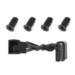 Kabinetventilator - Pure 20 LED Blue (200mm, 800 RPM) BOX