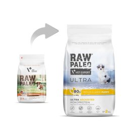 RAW PALEO Ultra Medium&Large Puppy Kalkun - trfoder til hvalpe - 2 kg