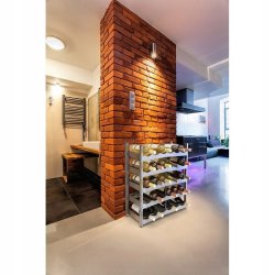 Rotho Vario Vinreol Antracit - Stativ Til 6 Flasker