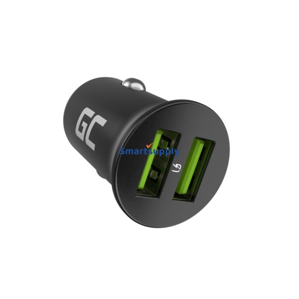 Green Cell Biloplader Gc Powerride Nano36 36W 6A 2X Usb-A