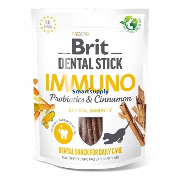 Brit Dental Stick Immuno Probiotics &amp; Cinnamon - Hundegodbid - 251 G