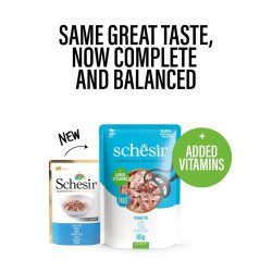 Schesir I Gel&eacute; Tun Med Havaborre - Vdfoder Til Katte - 85 G
