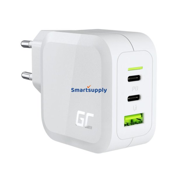 Green Cell Chargc08w Oplader Til Mobilenheder Hovedtelefoner, Netbook, Smartphone, Tablet