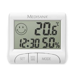 Medisana Hg 100 Indendrs Elektronisk Hygrometer Hvid