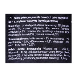 Dolina Noteci Rafi oksekdsmag med skinke - vdfoder til hunde - 400g