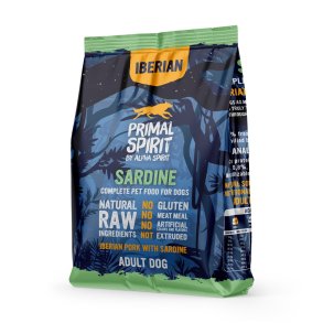PRIMAL SPIRIT Iberian Sardine  halvfugtigt hundefoder  1 kg