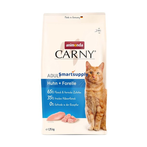 Animonda Carny Voksen Kylling Med rred - Trfoder Til Kat - 1,75 Kg