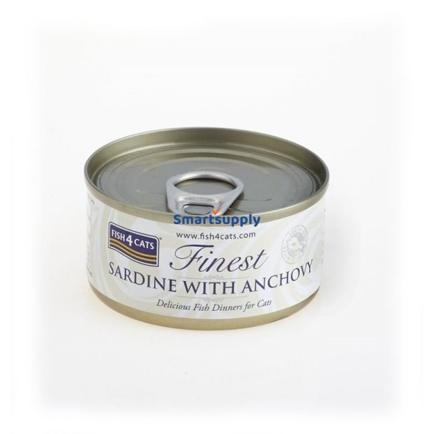 Fish4cats Sardin Med Ansjos - Vdfoder Til Katte - 70G