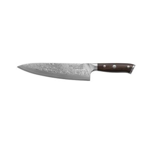 Chef Kohersen Elegance Ebony Wood Kokkekniv i damaskusstl 21,6 cm