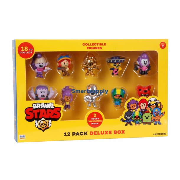 Brawl Stars S2 Figure -12 Pack Deluxe Box